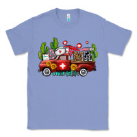 Colony Blue ma medical assistant nurse truck with cactus and sunflowers Classic Tee - AdoDesignShop