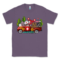Lavender ma medical assistant nurse truck with cactus and sunflowers Classic Tee - AdoDesignShop