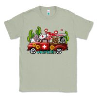 Matcha ma medical assistant nurse truck with cactus and sunflowers Classic Tee - AdoDesignShop