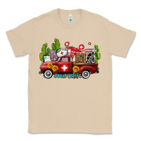 Mushroom ma medical assistant nurse truck with cactus and sunflowers Classic Tee - AdoDesignShop