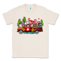 Natural ma medical assistant nurse truck with cactus and sunflowers Classic Tee - AdoDesignShop