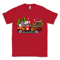 Red ma medical assistant nurse truck with cactus and sunflowers Classic Tee - AdoDesignShop