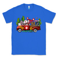 True Royal ma medical assistant nurse truck with cactus and sunflowers Classic Tee - AdoDesignShop