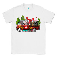 White ma medical assistant nurse truck with cactus and sunflowers Classic Tee - AdoDesignShop