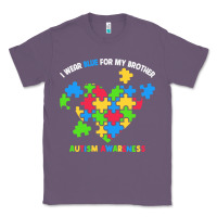 Lavender Wear Blue For My Brother Autism Classic Tee - CowhideDigitalArt