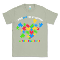 Matcha Wear Blue For My Brother Autism Classic Tee - CowhideDigitalArt
