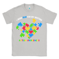 Moon Dust Wear Blue For My Brother Autism Classic Tee - CowhideDigitalArt