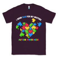 Plum Wear Blue For My Brother Autism Classic Tee - CowhideDigitalArt