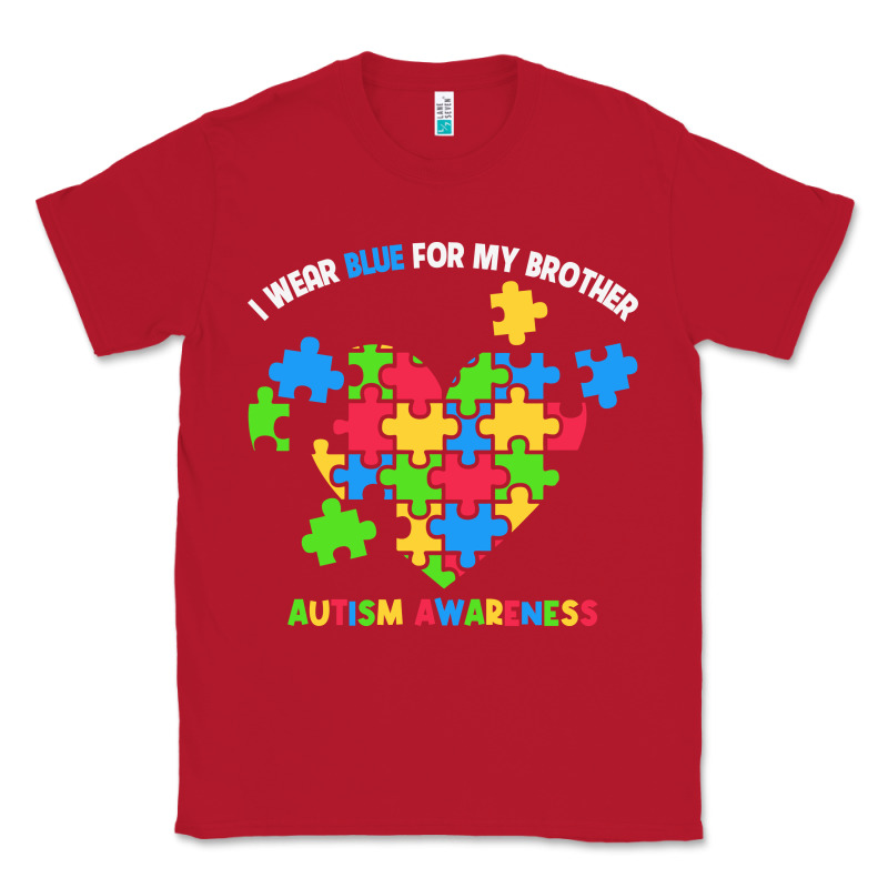Wear Blue For My Brother Autism Classic Tee by CowhideDigitalArt | Teevron