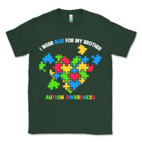 Sports Green Wear Blue For My Brother Autism Classic Tee - CowhideDigitalArt