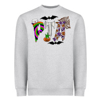 Heather Grey pta Heavyweight Sweatshirt - CowhideDigitalArt