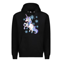 Black Winter unicorn Premium Hoodie - Artiststas