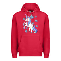 Cardinal Winter unicorn Premium Hoodie - Artiststas