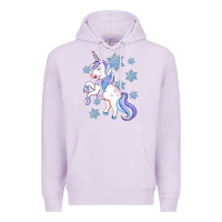 Lilac Winter unicorn Premium Hoodie - Artiststas