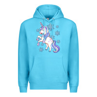 Ocean Blue Winter unicorn Premium Hoodie - Artiststas