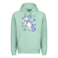 Seafoam Winter unicorn Premium Hoodie - Artiststas