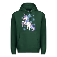 Sports Green Winter unicorn Premium Hoodie - Artiststas