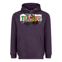 Plum teacher squad Heavyweight Hoodie - NancyCooperArtShop