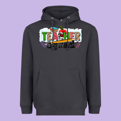 Teacher Squad Heavyweight Hoodie Designed By Nancycooperartshop