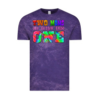Cloud Purple two moms are better than one Vintage Tee - HRA Design Shop