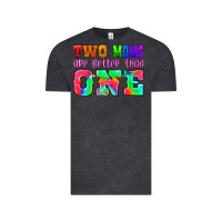 Vintage Black two moms are better than one Vintage Tee - HRA Design Shop