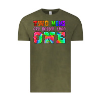 Vintage Olive two moms are better than one Vintage Tee - HRA Design Shop