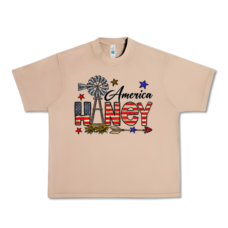 America Honey Urban Heavy Tee by CowhideDigitalArt | Teevron