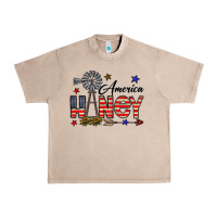French Oak america honey Urban Heavy Tee - CowhideDigitalArt