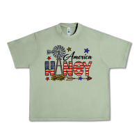 Oil Green america honey Urban Heavy Tee - CowhideDigitalArt