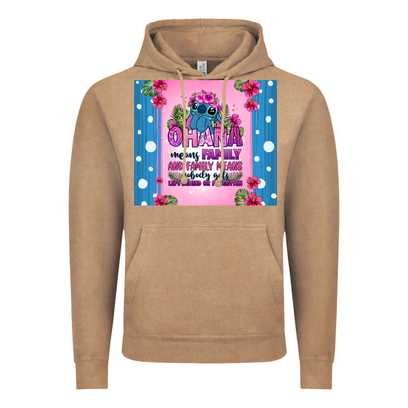 Ohana Means Family Stitch Vintage Hoodie by Zillion Design Studio | Teevron