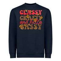 Navy classy crafty and hella sassy Heavyweight Sweatshirt - HRA Design Shop