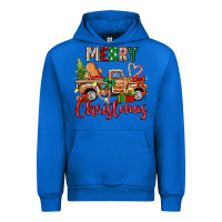 Cobalt merry christmas gingerbread truck Urban Hoodie - texasbilliewilder