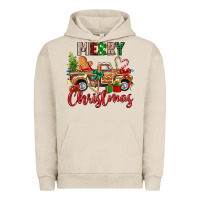 Pigment French Oak merry christmas gingerbread truck Urban Hoodie - texasbilliewilder