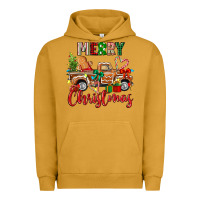 Pigment Peanut Butter merry christmas gingerbread truck Urban Hoodie - texasbilliewilder