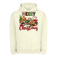 Pigment Pistachio merry christmas gingerbread truck Urban Hoodie - texasbilliewilder