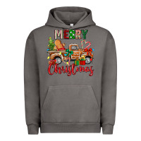 Pigment Tornado merry christmas gingerbread truck Urban Hoodie - texasbilliewilder