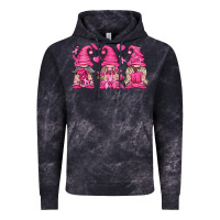 Cloud Black Breast Cancer Gnomes Vintage Hoodie - texasbilliewilder