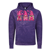 Cloud Purple Breast Cancer Gnomes Vintage Hoodie - texasbilliewilder