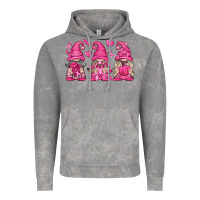 Breast Cancer Gnomes Vintage Hoodie | Teevron