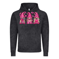 Vintage Black Breast Cancer Gnomes Vintage Hoodie - texasbilliewilder