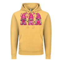 Vintage Mustard Breast Cancer Gnomes Vintage Hoodie - texasbilliewilder