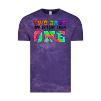 Cloud Purple two dads are better than one Vintage Tee - HRA Design Shop