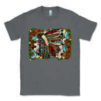 Charcoal Heather christmas indian headdress Classic Tee - JahusDesignShop