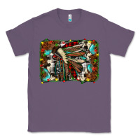 Lavender christmas indian headdress Classic Tee - JahusDesignShop