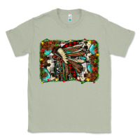 Matcha christmas indian headdress Classic Tee - JahusDesignShop