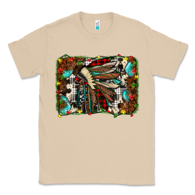 Christmas Indian Headdress Classic Tee by JahusDesignShop | Teevron