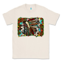 Natural christmas indian headdress Classic Tee - JahusDesignShop