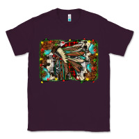 Plum christmas indian headdress Classic Tee - JahusDesignShop