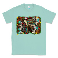 Seafoam christmas indian headdress Classic Tee - JahusDesignShop