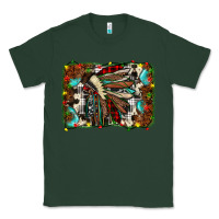Sports Green christmas indian headdress Classic Tee - JahusDesignShop